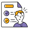Ícone de registro e documentação comunitária