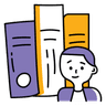 Ícone de educação e conhecimento